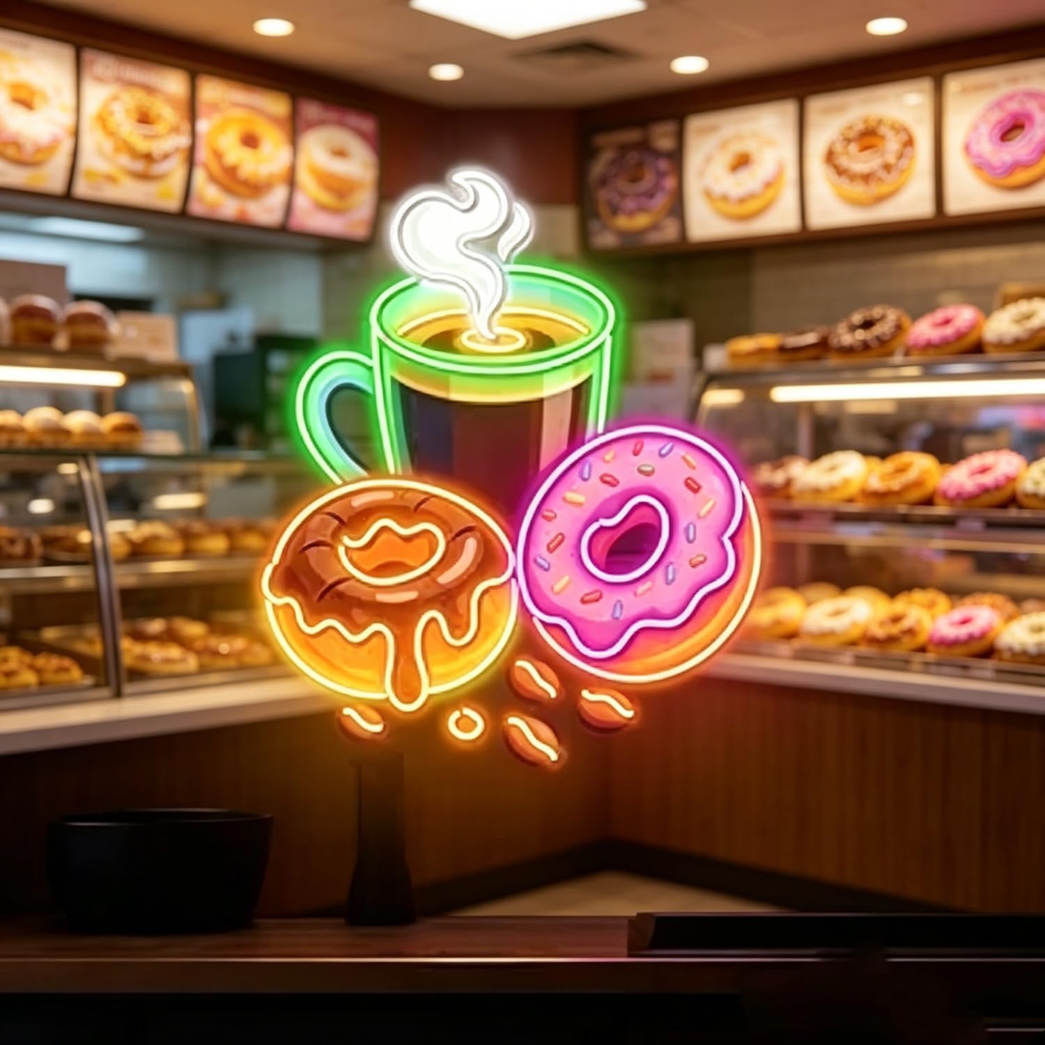 Commercial Kitchen Walls - Letreiro de Neon LED em Formato