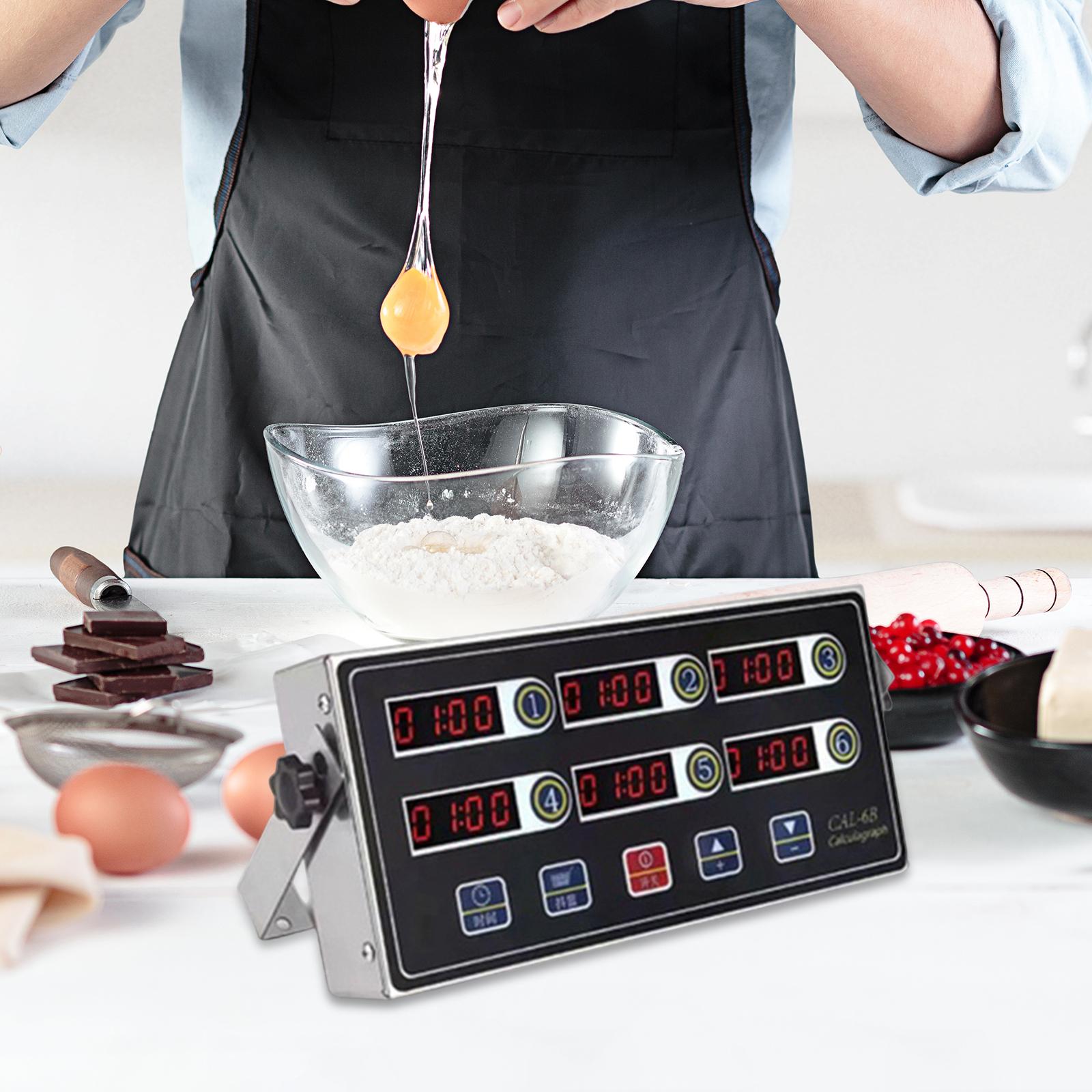 Commercial Kitchen Set - Timer Digital Programável Multicanal LED para