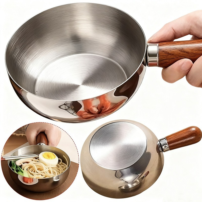 Commercial Kitchen Pots And Pans - Panela de Aço Inoxidável com Cabo