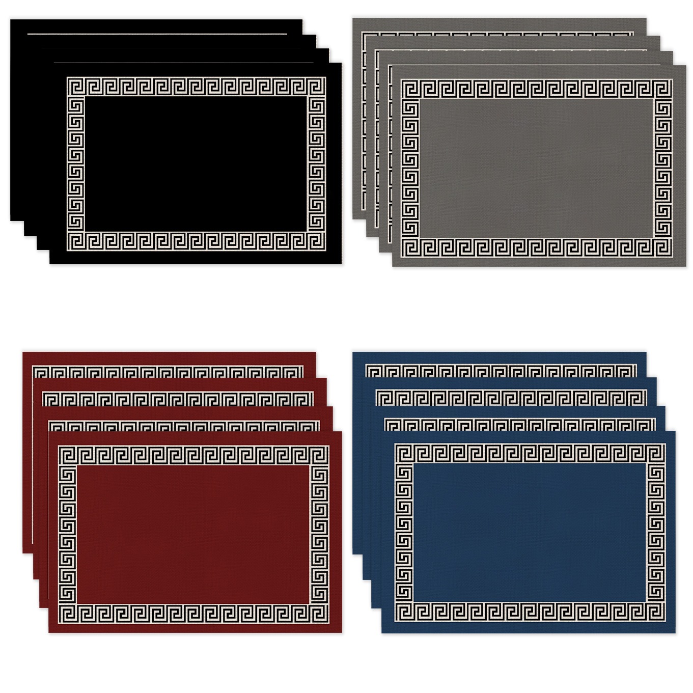 Commercial Kitchen Table - Sousplat Elegante Vermelho Resistente ao Calor