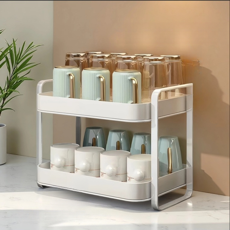 Commercial Kitchen Shelving - Organizador de Copos de 2 Níveis