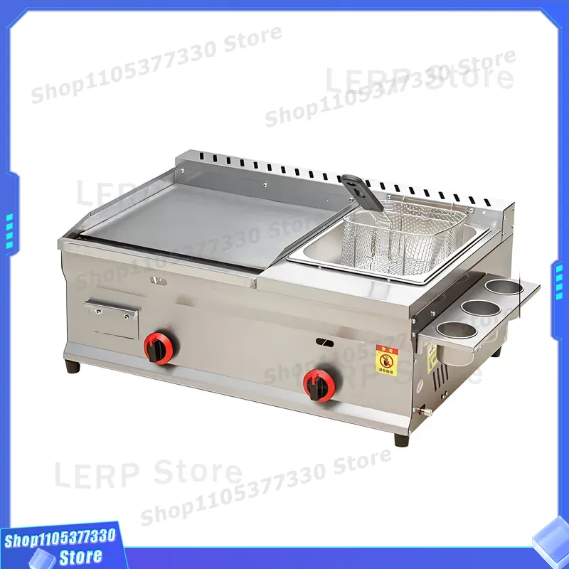Commercial Kitchen Vendor - Fritadeira a Gás de Aço Inoxidável