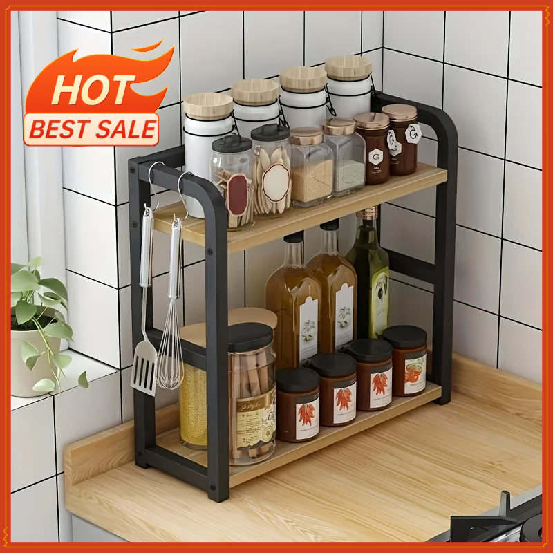 Commercial Kitchen Shelving - Prateleira de Metal de 2 Níveis