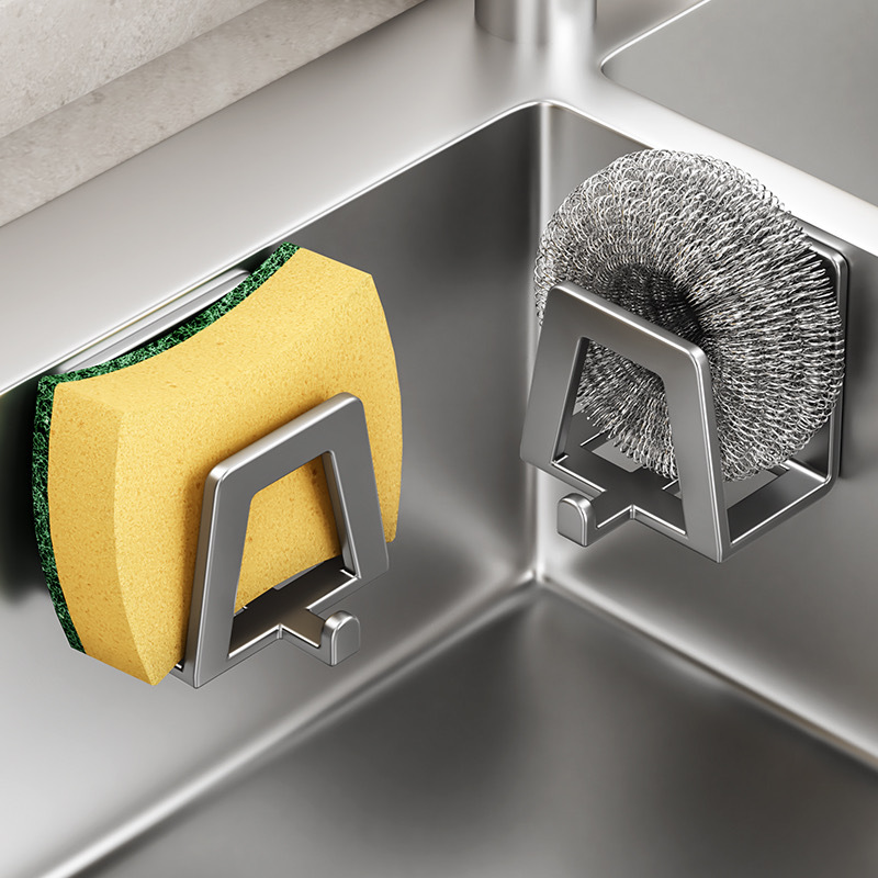 Commercial Kitchen Shelving - Suporte de Esponja de Aço Inoxidável