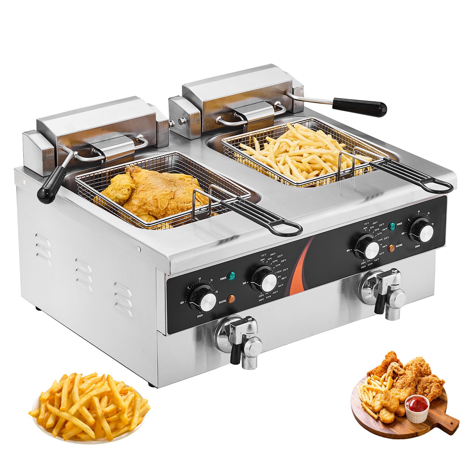 Commercial Kitchen Use - Fritadeira Comercial 3500W, Fritadeira Elétrica de