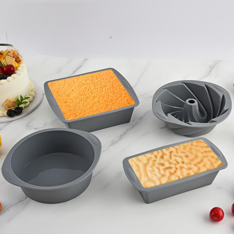 Molde de bolo quadrado de sili - Commercial Kitchen Pots And Pans avaliação e preço