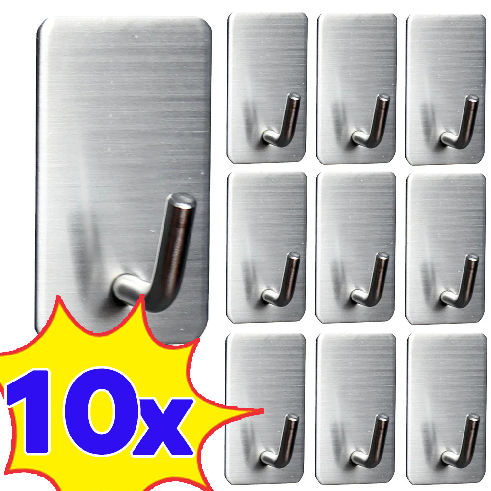 1-10 pçs gancho autoadesivo de - Commercial Kitchen Shelving avaliação e preço