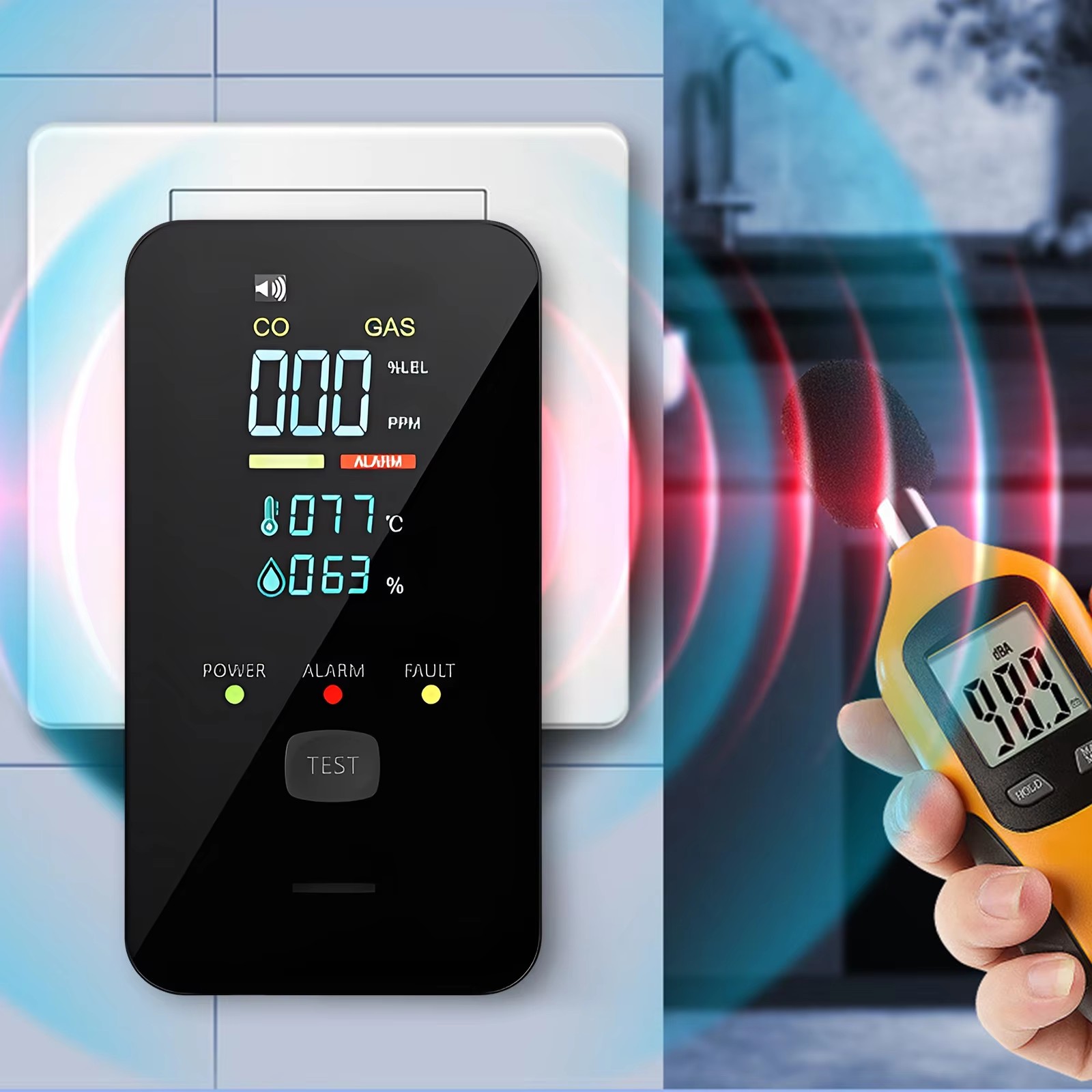 Detector de Gás Natural e Monó - Commercial Kitchen Walls avaliação e preço