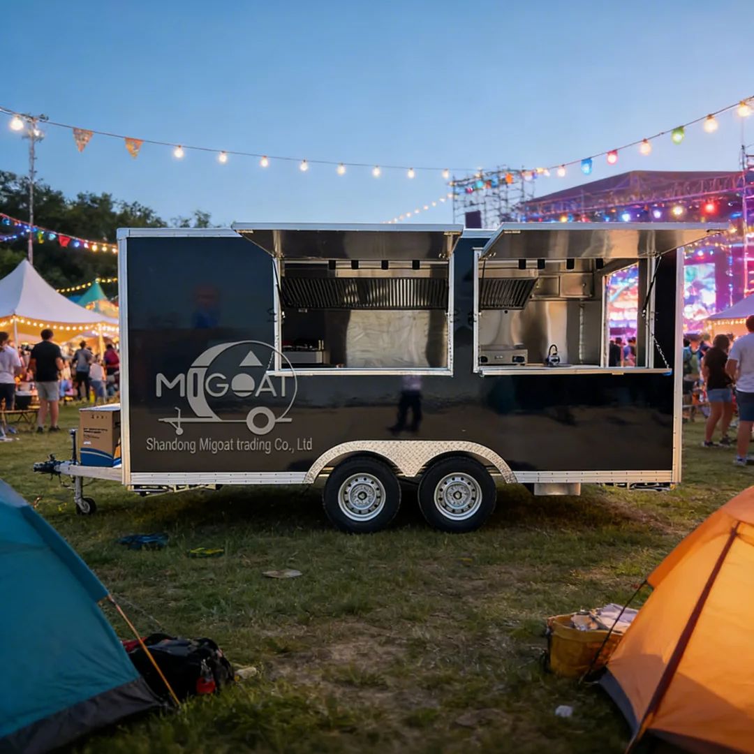 Carrinho de comida móvel ao ar - Commercial Kitchen Vendor avaliação e preço