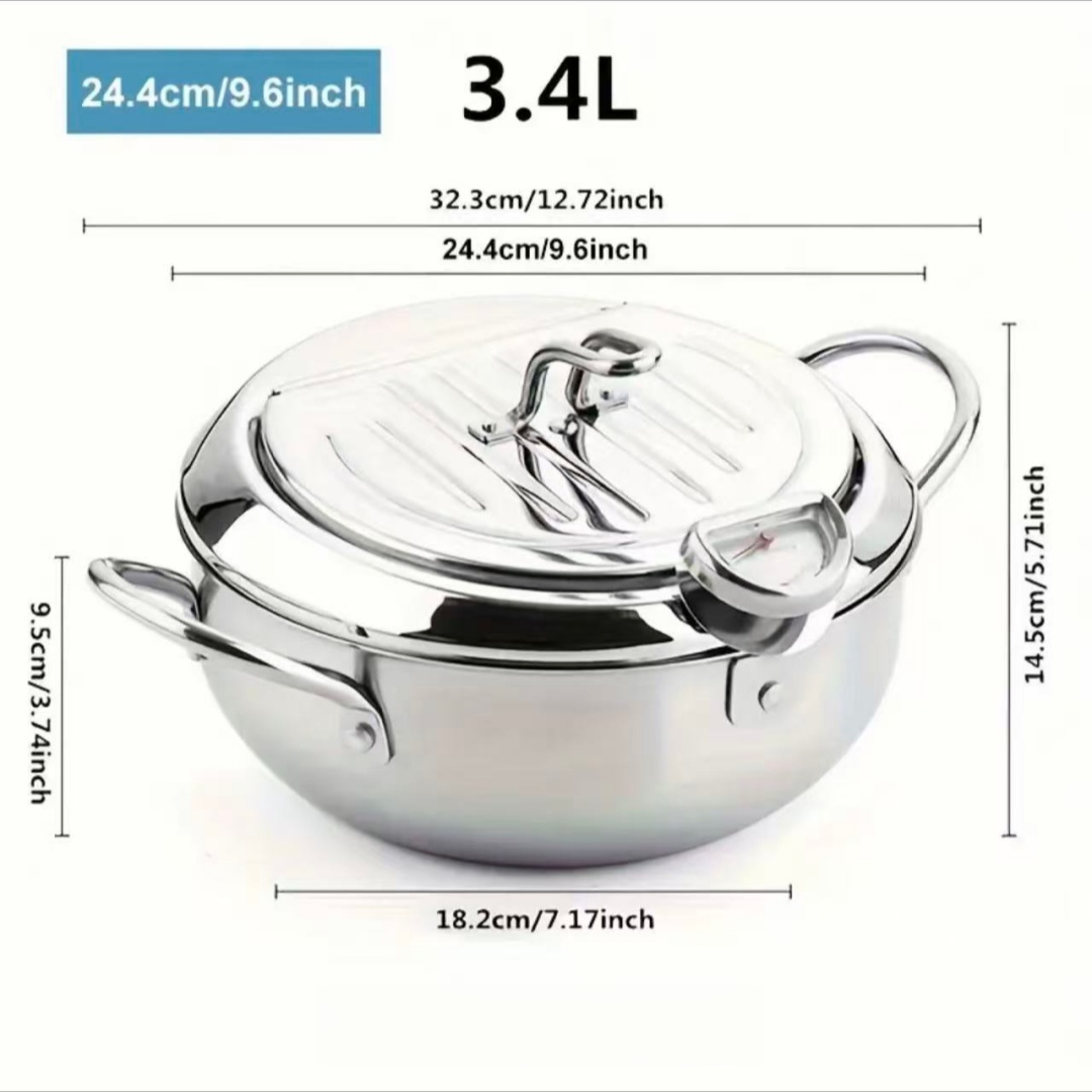 Panela de Aço Inoxidável com T - Commercial Kitchen Pots And Pans avaliação e preço