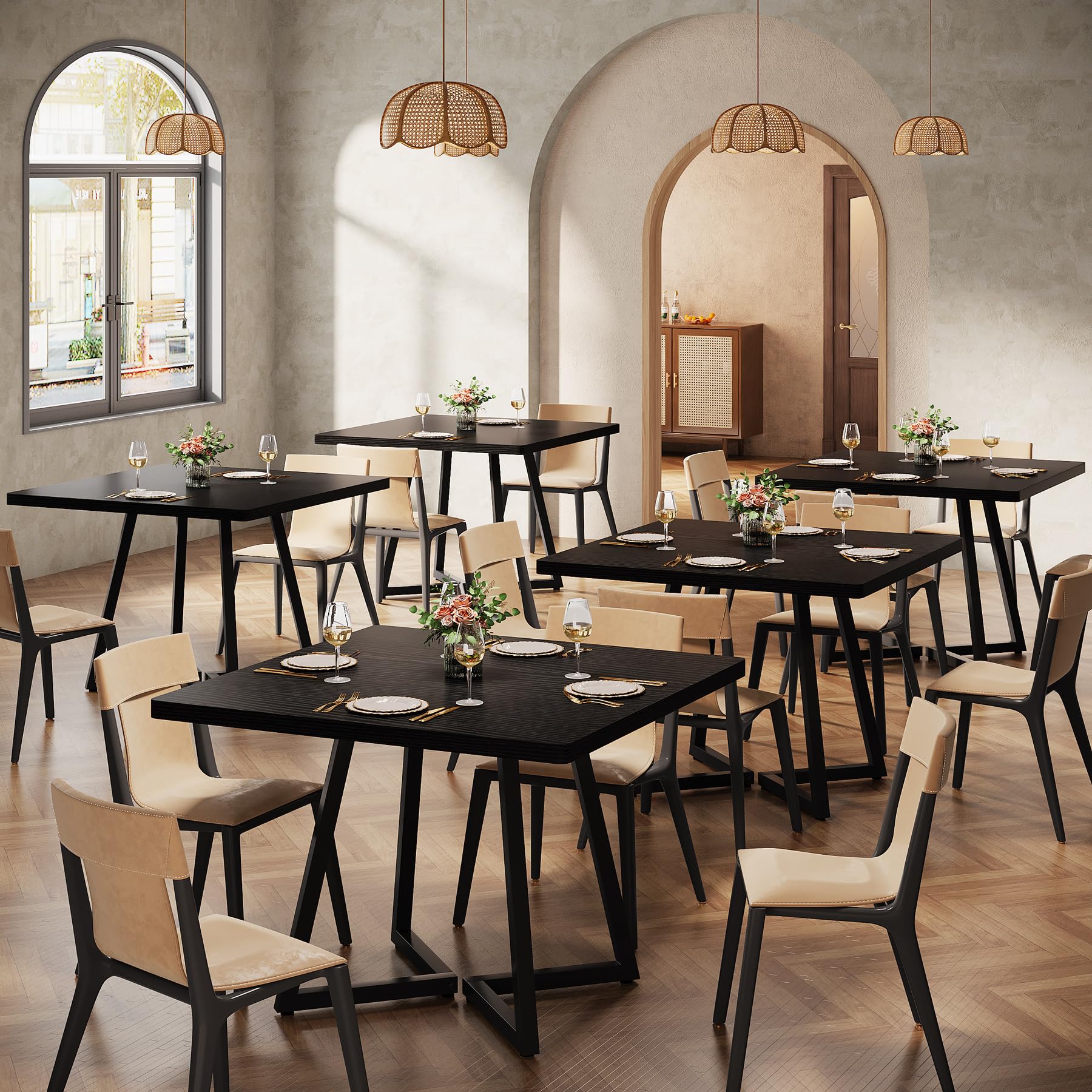 Conjunto de mesa de jantar qua - Commercial Kitchen Set avaliação e preço
