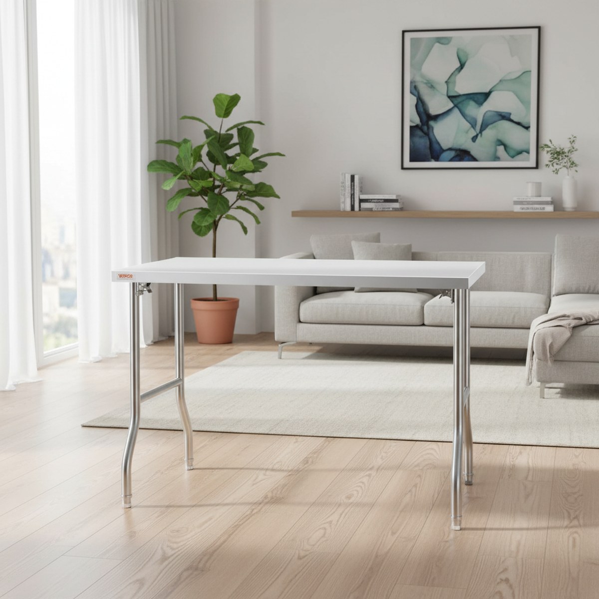 Mesa de Preparação Dobrável em - Commercial Kitchen Table avaliação e preço